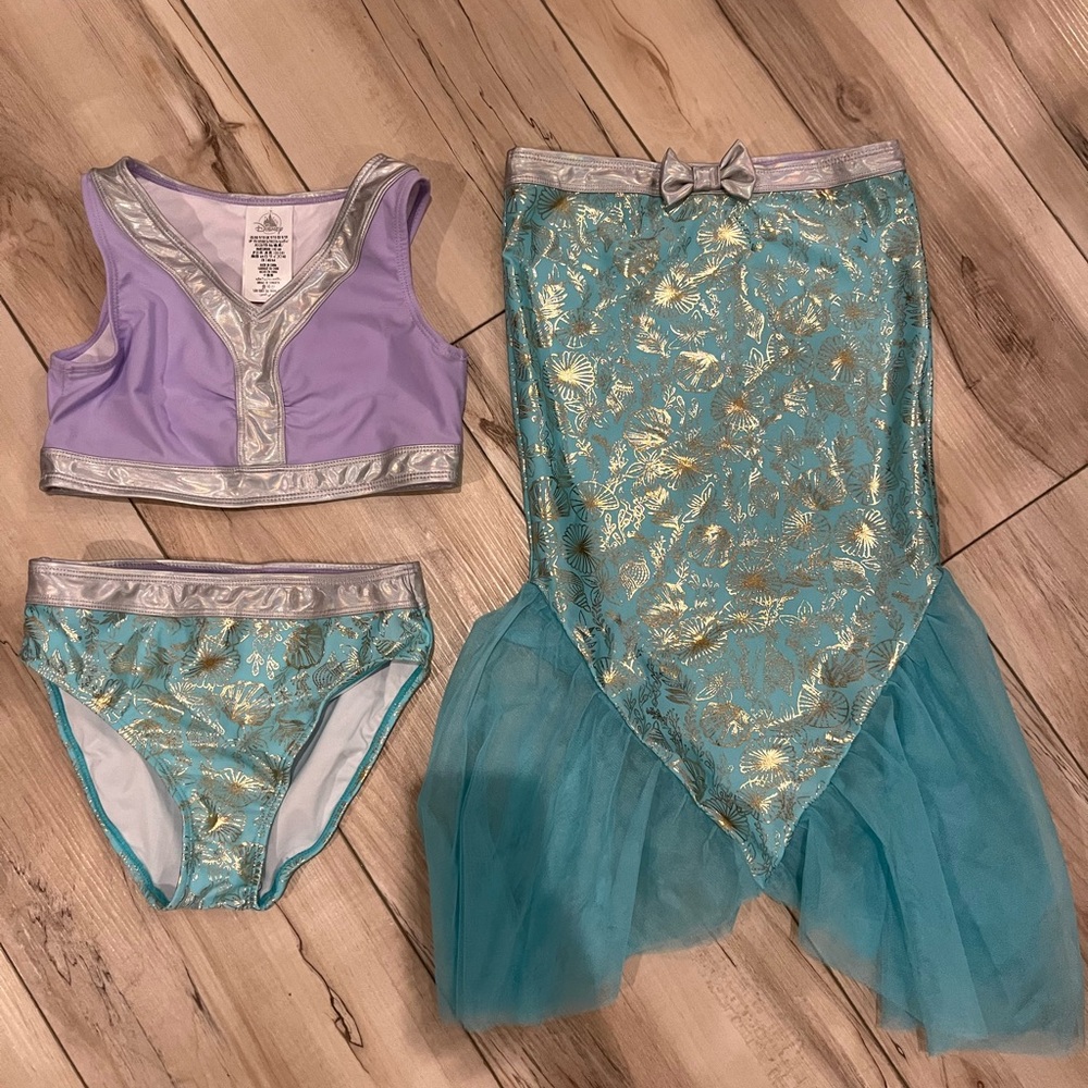 Disney Mermaid Swim Set - Lavender and Aqua